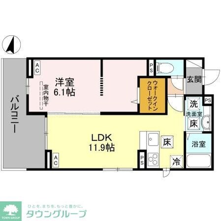 グランヴィルの物件間取画像